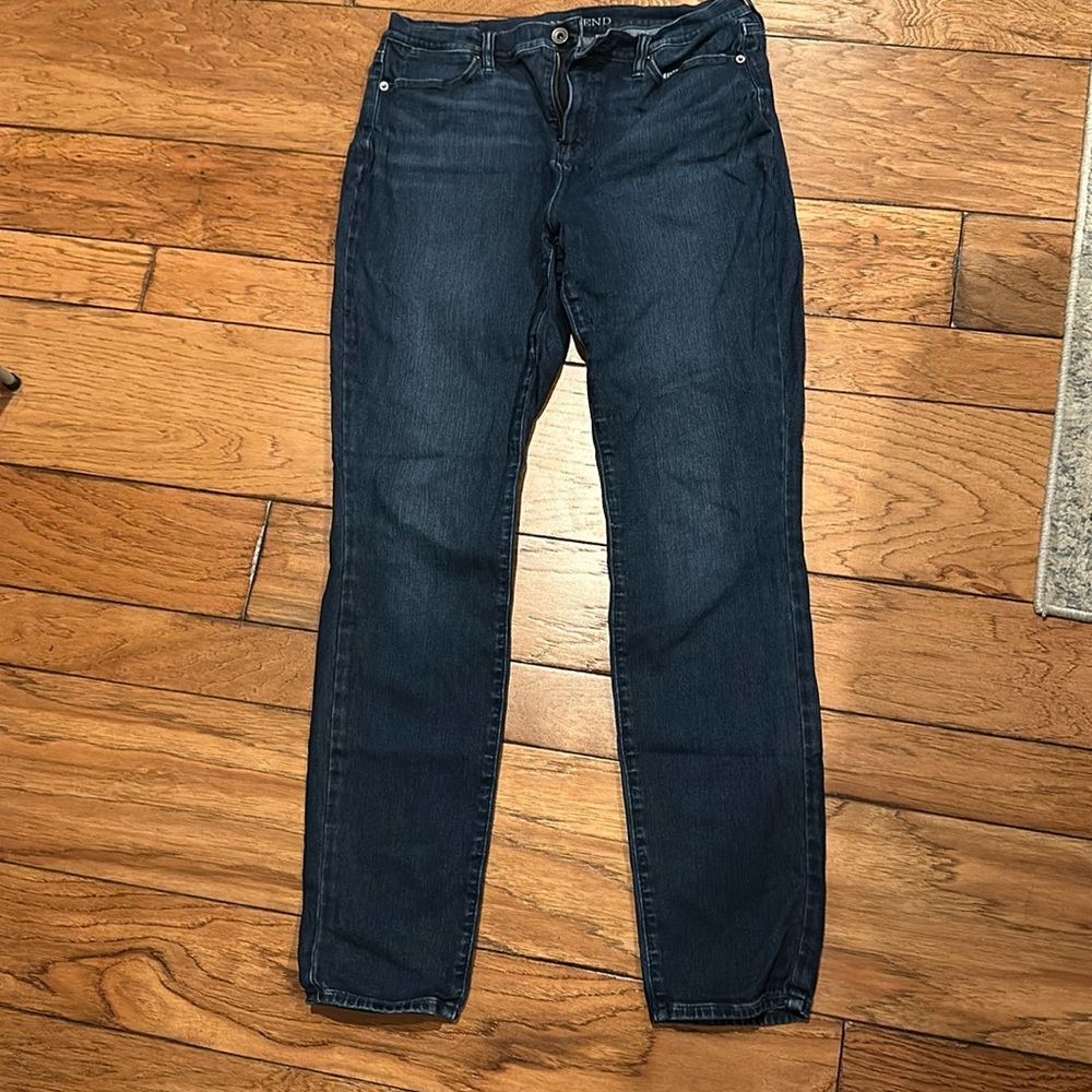 Lands end mid rise skinny jean